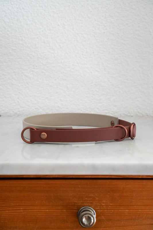 Zugstopphalsband breit